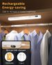 WILLED Motion Sensor Cabinet Display 60 LED Touch Bar Wireless Rechargeable Battery Night Light_maomaolike.com