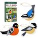 Yegbong Bird Pendant Garden Branch Pendant Cartoon Felt Cloth Colorful Bird Balcony Window Decoration_maomaolike.com