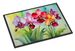 Orchids In Watercolor Doormat Front Door Mat Indoor Outdoor Rugs For Entryway, Non Slip Washable Low Pile, 24H X 36W_maomaolike.com