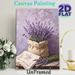 Lavender & Bee Themed Painting Poster, Soft-toned Still Life Art Poster, Serene Floral Design To Add Cozy Atmosphere For Living Room, Dining Area_maomaolike.com