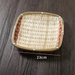 Handmade Woven Household Fruit Basket Storage Snack Tray Farmhouse Creative Round Bamboo Products Dustpan_maomaolike.com