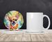 Chihuahua Luau Large Sandstone Coasters Pack Of 4 Absorbent Round Coasters Decor Gifts For Men Or Women, 4 In, Multicolor_maomaolike.com