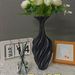 New Artistic Abstract Vase Twisted Retro Flower Arrangement Decorative Ornament Nordic Minimalist Ins Style 3D Printed_maomaolike.com