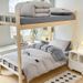 100% Cotton Solid Color Black Label Student Three-Piece Simple Style Dormitory Bunk Bed 3-Piece Set_maomaolike.com
