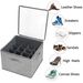 Family Organizer 16 Grid Shoe Storage Box Household Large Capacity Adjustable Storage Artifact Shoe Box Dustproof Storage Box_maomaolike.com