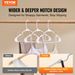 VEVOR Hangers, 0.2 In Ultra-Thin, 50 Pack White Plastic Hangers With Stable Triangular Top Structure & Wider Notch Design, Non-Slip Space Saving Hangers, Fit For T-Shirt, Shirt, Sling & Pant_maomaolike.com