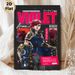 Arcane Violet Themed Painting Poster, Bold Cyberpunk-style Character Portrait Poster, Striking Vivid Artwork Ideal For Game Room, Bedroom Wall Decor_maomaolike.com