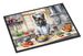 Norwegian Elkhound The Chef Doormat Front Door Mat Indoor Outdoor Rugs For Entryway, Non Slip Washable Low Pile, 24H X 36W_maomaolike.com
