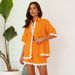 Women's Clothing simple and fashionable short shirt casual suit_maomaolike.com