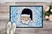 Novena Blue Santa Claus Doormat Front Door Mat Indoor Outdoor Rugs For Entryway, Non Slip Washable Low Pile, 24H X 36W_maomaolike.com