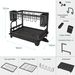 B-Land Dish Drying Rack: 2 Tier Dish Racks For Kitchen Counter And Sink_maomaolike.com