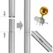 20 FT Sectional Flag Pole Kit Extra Thick Aluminum Flagpole With 1 Flag 2 Rope_maomaolike.com
