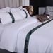 Five-Star Solid Color Hotel Three-Four Piece Homestay Satin Brushed Cotton Set Shared Linen Durable Washable_maomaolike.com