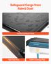 Retractable Tonneau Cover, 5.7 Ft Hard Retractable Tonneau Cover With Built-in Drainage Pipe For 2021-2024 Dodge Ram 1500 Crew Cab, Customized Hard Tonneau Cover With Double-Lock & T-Slot_maomaolike.com