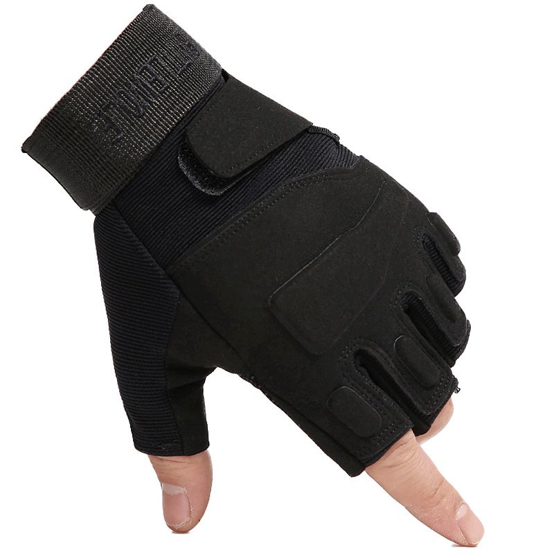 Tactical gloves men's black hawk full finger military fans special forces training protection cycling mountaineering half finger outdoor gloves_maomaolike.com