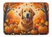 Golden Retriever Fall Memory Foam Kitchen Mat Machine Washable Anti-Fatigue Mat Cushion Comfort Bath Mat Or Kitchen Rug_maomaolike.com