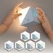 LED Light USB Dimmable Cube With Clock Table Lamp Kids Gift Bedroom Living Room Night Lights_maomaolike.com