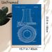 Cooling Tower Patent Painting Poster, Blueprint-style Detailed Technical Drawing Poster, Vintage Patent Artwork, Ideal For Office And_maomaolike.com