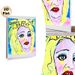 Stylized Portrait Painting Poster, Vibrant Bold Hand-painted Face Poster, Eye-catching Colorful Artistic Decor For Bedroom And Living Room Wall_maomaolike.com