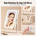 VEVOR Lighted Makeup Mirror 3 Color Vanity With 5X Magnification 16.1x11.8 In_maomaolike.com