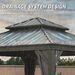 12 X 12 Hardtop Gazebo, Upgraded Metal Gazebo With Drainage System, Dual-Layer Galvanized Steel Roof, Curtain And Netting, Outdoor Shelter Canopy For Patio, Garden, And Backyard, Grey_maomaolike.com