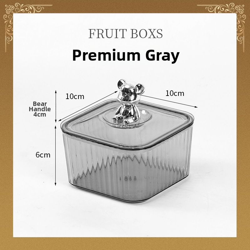 Home Coffee Table Dried Fruit High Value Living Room Snack Plate Candy And Melon Seed Plastic With Lid_maomaolike.com