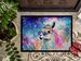 Hippie Animal Llama Doormat Front Door Mat Indoor Outdoor Rugs For Entryway, Non Slip Washable Low Pile, 24H X 36W_maomaolike.com