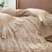 Wholesale INS French Country Style Soft Naked Sleep Double Layer Gauze 4-Piece Lace Trim Pure Cotton Four-Piece Set_maomaolike.com