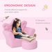 Kids Sofa Set With Footstool, Princess Sofa With Diamond Decoration_maomaolike.com