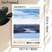 The Bronx Cityscape Painting Poster, Serene Urban Scenic Poster, Captivating NYC Borough View With Minimalist Typographic Details, Ideal For Home_maomaolike.com