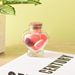 Empty Mini Heart-Shaped With Cork Stoppers Small Glass Bottles Jars For DIY Art Crafts Decoration Party Supplies_maomaolike.com