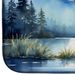 Blue Heron Under The Moonlight Dish Drying Mat Absorbent Dish Drying Mat Pad For Kitchen Counter Dish Drainer Mat For Countertop, 14 X 21", Multicolor_maomaolike.com