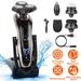 5 In 1 Electric Razor Shaver Rechargeable Cordless Head Beard Trimmer Shaver Kit IPX6 Waterproof Dry Wet Grooming Kit_maomaolike.com