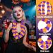 Pack Of 24 Halloween Party Item Flower Chains Halloween Themed Garlands Orange Purple Black Trick Or Treat Holiday Decoration Chain Accessories For Halloween Home Decoration Birthday Party Supplies_maomaolike.com