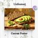 Avocado Toast Themed Painting Poster, Vibrant Impressionist-style Food Art Poster, Warm Appetizing Design Ideal For Kitchen And Dining Room_maomaolike.com