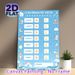 Tooth Brushing Reward Chart Painting Poster, Cute Watercolor Cartoon-style Poster, Daily Morning & Night Check-in Design To Develop Regular_maomaolike.com