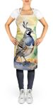 California Quail Apron Cooking Kitchen Server Baking Crafts Gardening For Adult Women Men, Unisex, Large, Multicolor_maomaolike.com