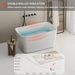 49'' Acrylic Freestanding Soaking Bathtub, Square-shape Japanese Soaking Hot Tub, Chrome Overflow And Quick Drain, Glossy White 26A01-49_maomaolike.com
