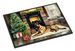Belgian Malinois Cozy Christmas Doormat Front Door Mat Indoor Outdoor Rugs For Entryway, Non Slip Washable Low Pile, 24H X 36W_maomaolike.com