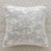 Plush Sofa Pillow Cover Light Luxury Chenille Jacquard Living Room Pillow Cover Bedside Cushion Bed Back Pillow_maomaolike.com