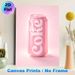 Pink Diet Coke Can Painting Poster, Soft-toned Glossy Beverage Can Graphic Poster, Eye-catching Drink-themed Decor For Living Room, Kitchen Or Dorm_maomaolike.com