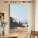 Coastal Figure Painting Poster, Misty Serene Seaside Scene Poster, Tranquil Atmospheric Artwork Suitable For Bedroom, Living Room Wall Decor_maomaolike.com