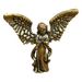 Vintage Brass Winged Guardian Angel Cupid Figurine, Mini Metal Statue, Desktop Craft Ornament For Indoor Home Tabletop Decor
_maomaolike.com