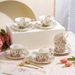 Fritillaria Flower Niche High-End French Retro Style Black And White Coffee Cup Luxury Box Exquisite Gift Set_maomaolike.com