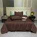 Satin Washed Silky Quilt Cover Pillowcase Three Piece Set (without Sheets)_maomaolike.com