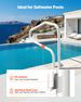 Pool Rail, 48 X 32 Inch Pool Handrail, 220 Lbs Load Capacity Heavy Duty Stainless Steel Swimming Handrail, Seamless Welding, Recessed Or Base Mount, For Poolside, Water Parks, Spa Centers_maomaolike.com