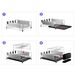 Kitchen dish storage rack bowl and chopstick rack drain rack stainless steel multifunctional tableware rack knife rack_maomaolike.com
