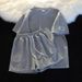 Women's Clothing short sleeves casual sports summer loose two piece suit fashion_maomaolike.com