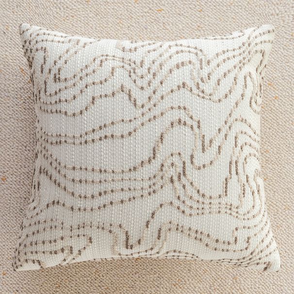 Sofa Pillowcase Living Room Light Luxury Pillow Cream Style Plush Cushion Bed Backrest_maomaolike.com