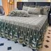 European Style Solid Color Quilted Lace Milk Bedspread Skirt Non-Slip Mattress Baby Velvet Bed Dust Cover_maomaolike.com
